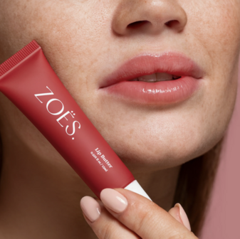 Zoes | Lip Butter Cherry 15ml | Hydraterende Lipverzorging met SPF 8 &amp; High Shine