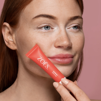 Zoes | Lip Butter Strawberry 15ml | Hydraterende Lipverzorging met SPF 8 &amp; High Shine